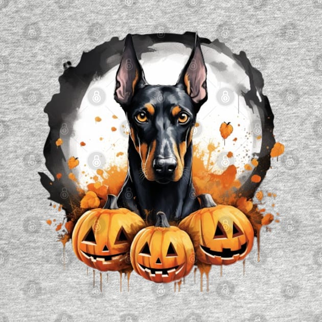 Halloween Doberman by NatashaCuteShop